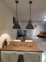 2x hanglamp grijs / betonlook, Huis en Inrichting, Lampen | Hanglampen, Ophalen, Zo goed als nieuw, Minder dan 50 cm