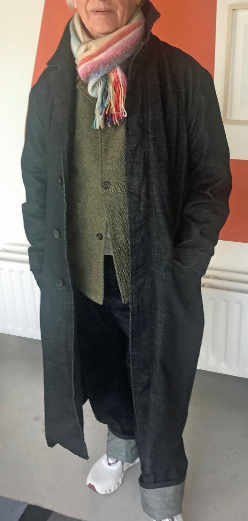 Denim jas Zara x Studio Nicholson, Kleding | Heren, Jassen | Winter, Zo goed als nieuw, Maat 48/50 (M), Zwart, Ophalen of Verzenden