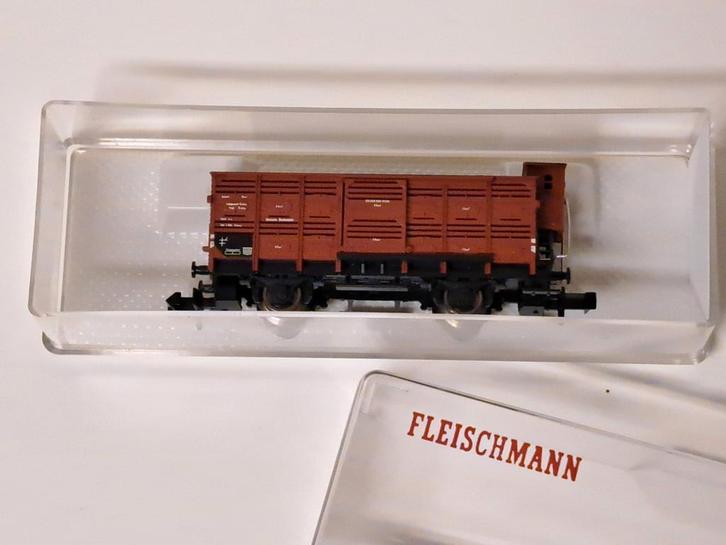 Fleischmann goederenwagon, art. 8356, Hobby en Vrije tijd, Modeltreinen | N-Spoor, Zo goed als nieuw, Wagon, Gelijkstroom, Fleischmann