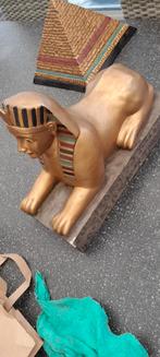 Egyptisch Beeld - Sphinx, Ophalen of Verzenden, Gebruikt