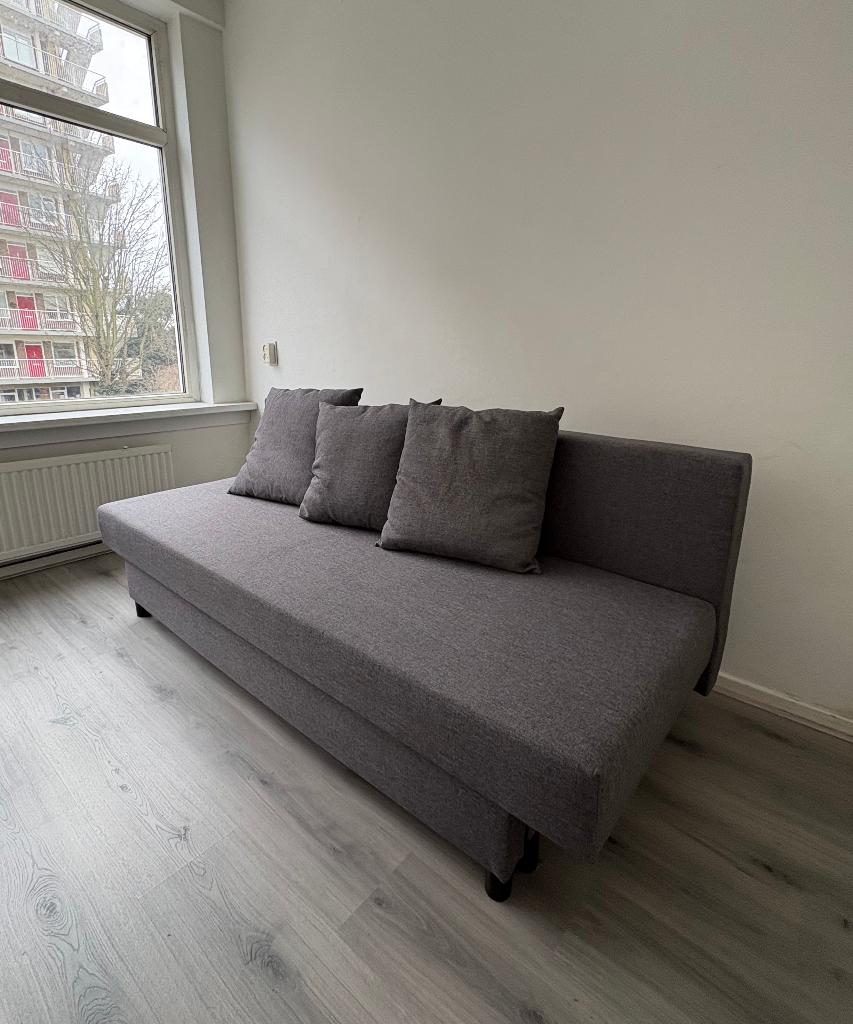 Nette slaapbank (zeer goede staat) Rotterdam, Ophalen, 90 cm, 190 cm of minder, Zo goed als nieuw