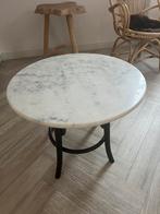 Bijzettafel salontafel marmer, Huis en Inrichting, Tafels | Bijzettafels, Ophalen, Gebruikt, Rond