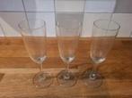 3 champagneglazen, Ophalen, Zo goed als nieuw, Overige typen
