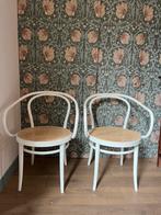 2 Vintage Thonet stoelen – Model No. 102 / Vienna – Wit, Huis en Inrichting, Stoelen, Ophalen, Gebruikt, Twee, Bruin