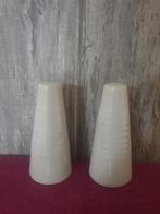 Vintage keramische Peper en Zoutstel - 9cm Hoog, Ophalen of Verzenden, Zo goed als nieuw, Overige materialen, Los bestek