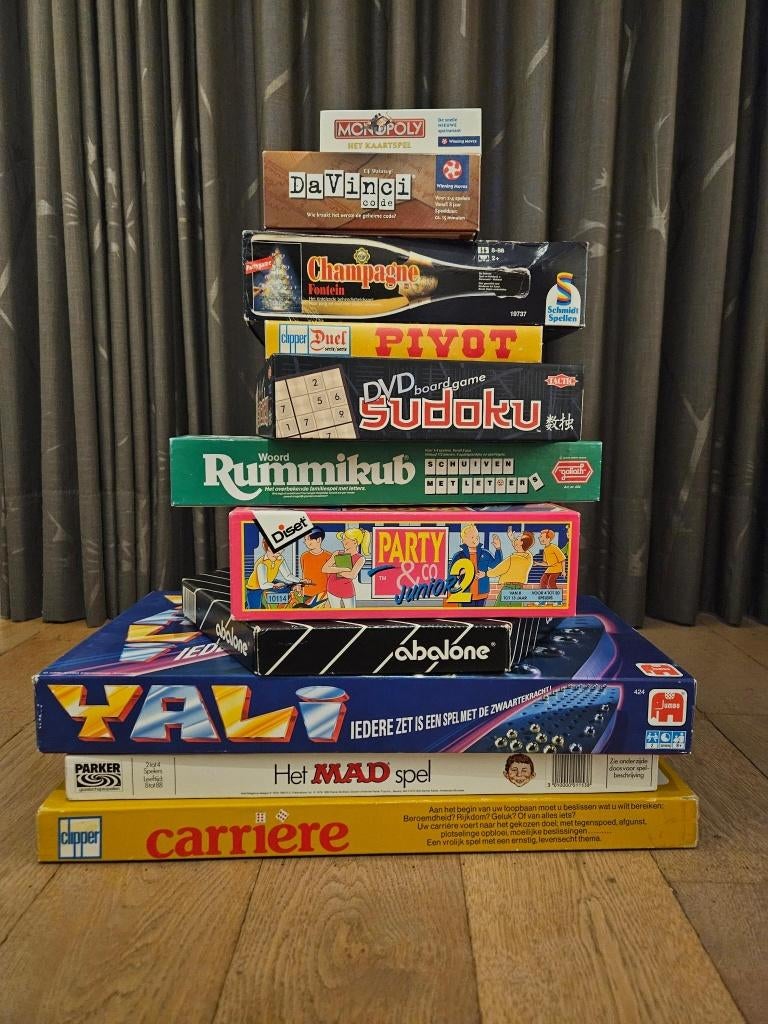 Diverse bordspellen voor weinig, Hobby en Vrije tijd, Vijf spelers of meer, Ophalen, Zo goed als nieuw