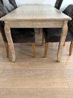 Eettafel, Huis en Inrichting, Tafels | Eettafels, Ophalen, Gebruikt, 50 tot 100 cm, Vijf personen of meer