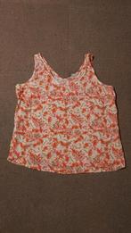 NIEUW hemdje (top) beige/oranje bloem maat 44, Maat 42/44 (L), Nieuw, Oranje, Ophalen of Verzenden