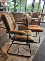 Stoel velours koopmans metalen frame opruiming, Ophalen of Verzenden, Nieuw, Vijf, Zes of meer stoelen
