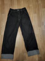 Wijde Bershka spijkerbroek donkerblauw - Maat 34, Kleding | Dames, Spijkerbroeken en Jeans, Blauw, Zo goed als nieuw, W27 (confectie 34) of kleiner