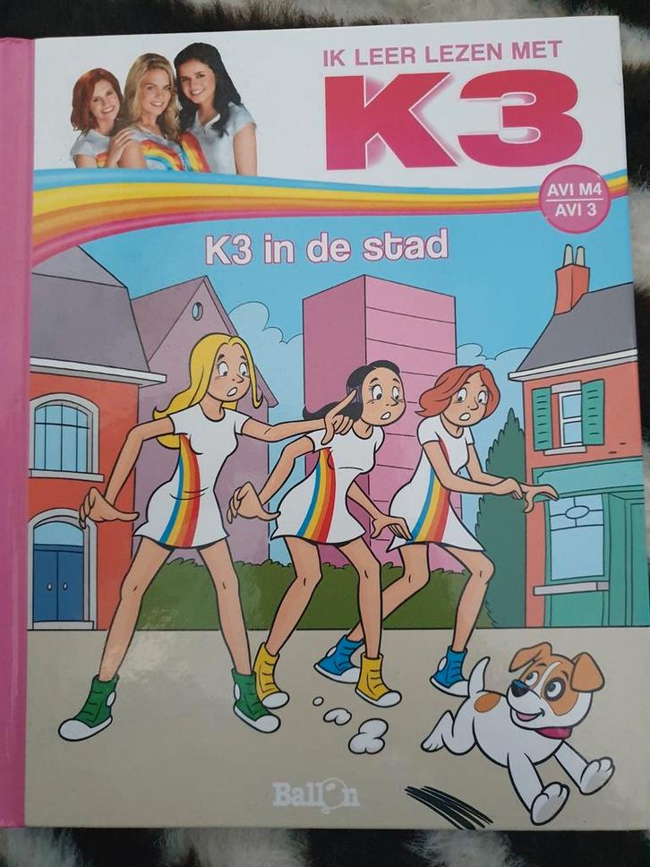 K3 in de stad - Leesboek, Boeken, Kinderboeken | Jeugd | onder 10 jaar, Zo goed als nieuw, Fictie algemeen, Ophalen of Verzenden