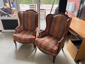 Set van 2 Vintage Fauteuils beschikbaar voor biedingen