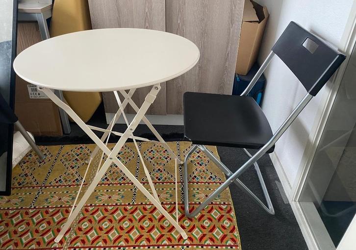 bistro dinning table, Huis en Inrichting, Tafels | Bijzettafels, Nieuw, Rond, 60 cm of meer, 55 tot 75 cm, Metaal of Aluminium