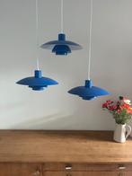 Vintage Louis Poulsen PH4/3 set van 3 - Verner Panton, Huis en Inrichting, Lampen | Hanglampen, Ophalen of Verzenden, Zo goed als nieuw