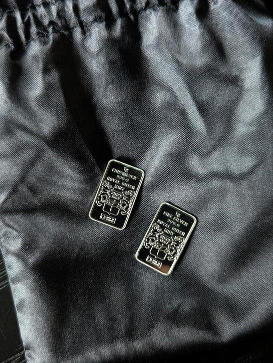 1 gram puur zilveren baartje(s), Postzegels en Munten, Edelmetalen en Baren, Zilver, Ophalen of Verzenden