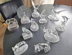 11 prachtige glazen dieren. Als set of per stuk., Antiek en Kunst, Antiek | Glas en Kristal, Ophalen