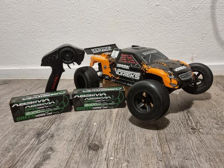 arrma vorteks 2wd brushed, Hobby en Vrije tijd, Modelbouw | Radiografisch | Auto's, Zo goed als nieuw, Auto offroad, Overige schalen