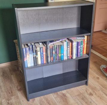 Ikea Billy boekenkast zwart eikenpatroon T.e.a.b. - afbeelding 1