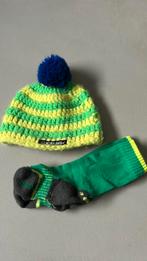 Poeserbaasje kindermuts groen geen en skisokken 23/26, Kinderen en Baby's, Kinderkleding | Mutsen, Sjaals en Handschoenen, Ophalen of Verzenden