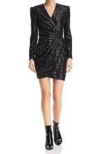 Maje Rivy Sequin Dress zwarte pailletten jurk 36/38 CHCS, Zwart, Ophalen of Verzenden, Maat 36 (S), Boven de knie