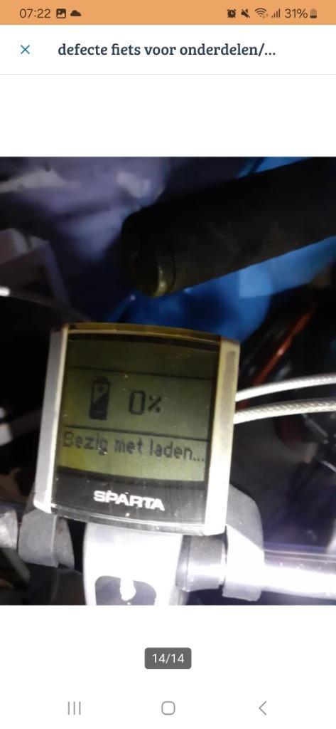 Sparta ion(doesnt charge battery), Fietsen en Brommers, Fietsen | Dames | Damesfietsen, Gebruikt, Sparta, Ophalen