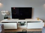 Tv meubel hoogglans wit, Ophalen, 200 cm of meer, Minder dan 100 cm, Modern