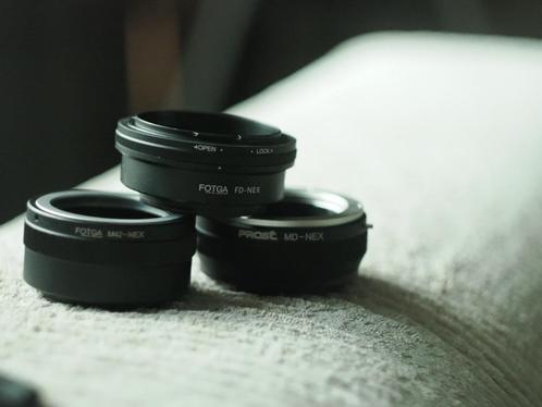 Lensadapters voor Sony NEX (E-mount), Audio, Tv en Foto, Fotografie | Lenzen en Objectieven, Gebruikt, Overige typen, Ophalen of Verzenden