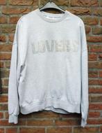 Nieuwe Loavies lichtgrijze sweater met steentjes/studs maat, Maat 42/44 (L), Nieuw, Ophalen of Verzenden, Loavies