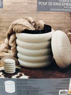 Opbergpoef Freya - Nieuw in doos!, Minder dan 50 cm, -, -, Rond