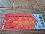 NEDERLAND - NOORD IERLAND ,VOETBALTICKET, Tickets en Kaartjes, Eén persoon, Oktober, Nederlands elftal