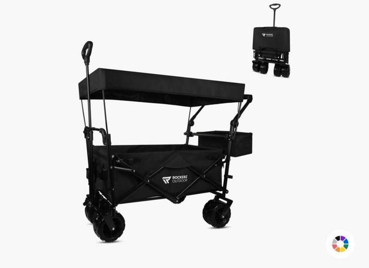 Inklapbare bolderkar met dak - Nieuw in doos!, Caravans en Kamperen, Bolderkarren, Nieuw, Opvouwbaar, Ophalen of Verzenden