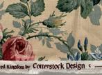 Cotterstock Design bloemen patroon; restant meubelstof, Hobby en Vrije tijd, Stoffen en Lappen, Overige materialen, Overige kleuren