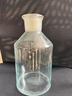 Antieke grote glazen stopfles, Antiek en Kunst, Ophalen of Verzenden