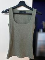 Cami top vierkante hals ribbed Guts & Gusto maat S, Guts & Gusto, Verzenden, Zo goed als nieuw, Groen