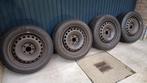 Winterbanden 205/55 R16 op stalen velgen voor Alfa Giulietta, Auto-onderdelen, Banden en Velgen, Ophalen, Gebruikt, 16 inch, Banden en Velgen