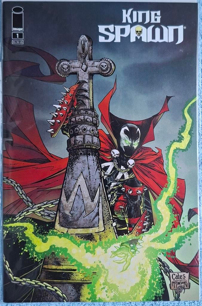 KING SPAWN #1. COVER G. DONNY CATES, TODD McFARLANE. N MINT., Eén comic, Ophalen of Verzenden, Nieuw, Amerika