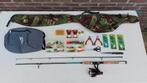 roofvis set met nieuwe molen & tas & foudraal & rest, Watersport en Boten, Ophalen of Verzenden, Zo goed als nieuw, Complete set