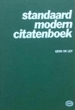 Standaard modern citatenboek, Gerd de Ley, 1972, Ophalen of Verzenden, Gelezen