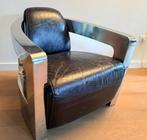Rundleren Aviator Fauteuil met Aluminium, Ophalen, Gebruikt, Design, 50 tot 75 cm