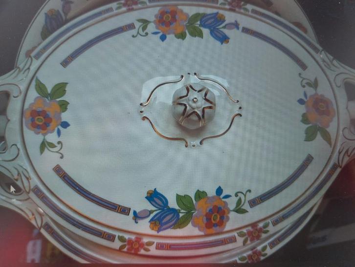 Servies j&g meakin sol 391413 brocante antiek deel GRATIS, Antiek en Kunst, Antiek | Servies compleet, Ophalen