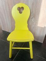 Stevig, vintage, mooi groen houten kinder/peuterstoeltje, Kinderen en Baby's, Kinderkamer | Tafels en Stoelen, Ophalen, Zo goed als nieuw