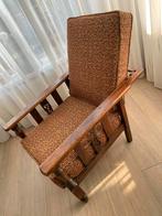 Vintage Rookstoel uit de jaren 50, Huis en Inrichting, Fauteuils, Ophalen, Minder dan 75 cm, Zo goed als nieuw, 50 tot 75 cm