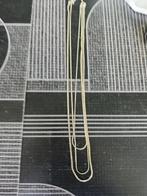 Verzilverde ketting 46-52 cm vintage antiek, Ophalen of Verzenden, Zilver, Ketting