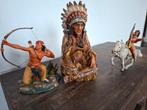 Indianen beeldjes set, Ophalen of Verzenden, Zo goed als nieuw, Overige soorten, Figuurtje(s)