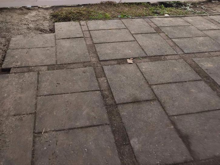 GRATIS betontegels 32 stuks, 60 x 40 cm, 6cm dik, Tuin en Terras, Tegels en Klinkers, Gebruikt, Terrastegels, Beton, Ophalen of Verzenden