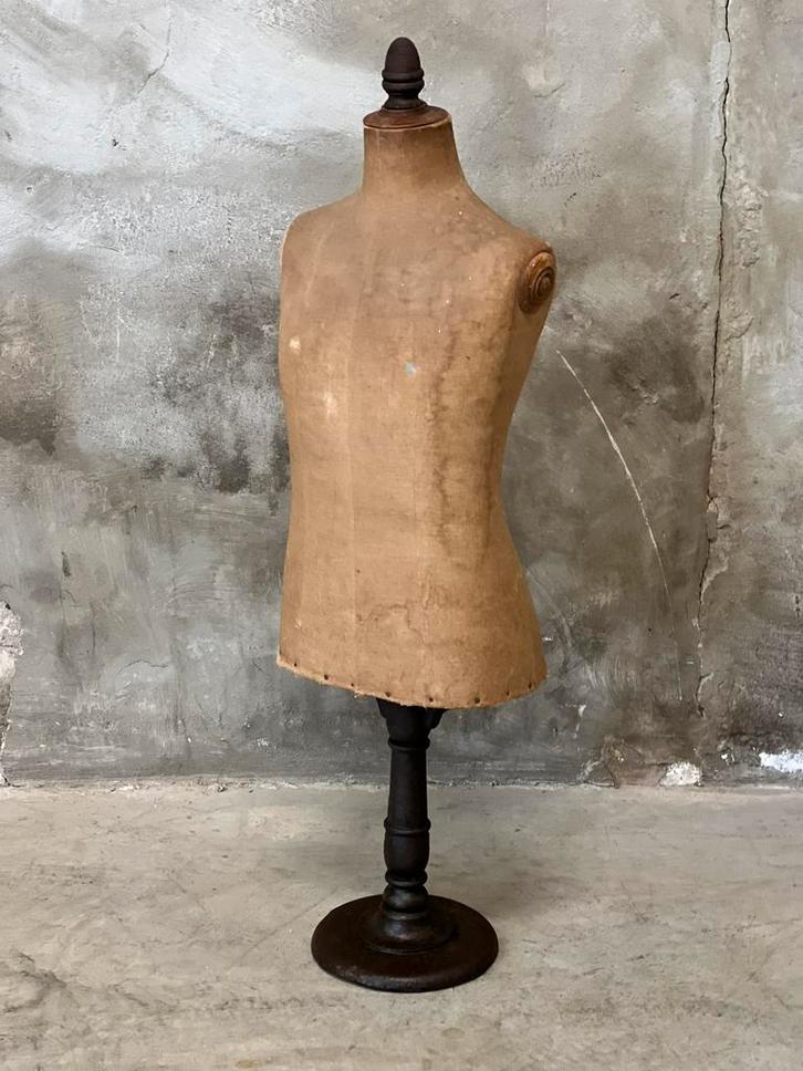 Zeldzame antieke toonbank paspop, Antiek en Kunst, Curiosa en Brocante, Ophalen