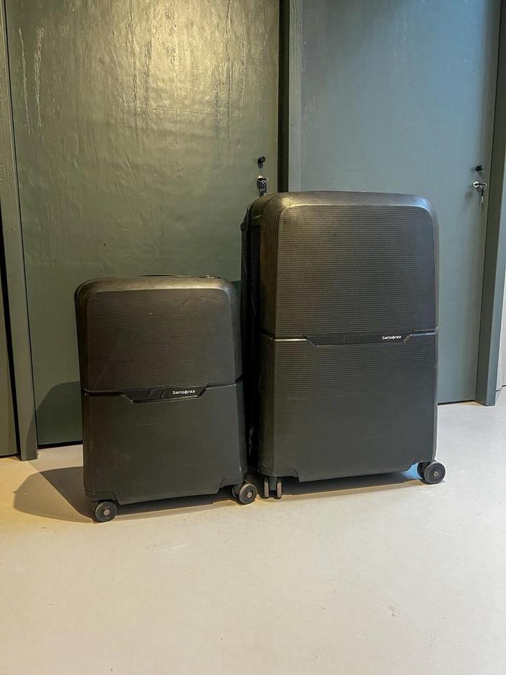 Samsonite kofferset – sterk, ruim & betrouwbaar, Sieraden, Tassen en Uiterlijk, Koffers, Zo goed als nieuw, Hard kunststof, 70 cm of meer
