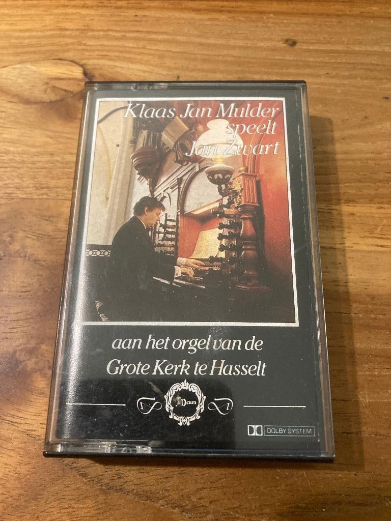 Cassette Klaas Jan Mulder Speelt Jan Zwart (aan het orgel va, Cd's en Dvd's, Cassettebandjes, Verzenden, Klassiek, 1 bandje, Zo goed als nieuw