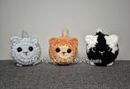 Gehaakte loaf cat, kat/poes, decoratie, cadeautje, knuffel, Ophalen of Verzenden, Nieuw, Haken, Overige typen