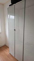 IKEA 3 Billy kasten 80x28x202 cm met deuren, Ophalen, Gebruikt, 200 cm of meer, 50 tot 100 cm